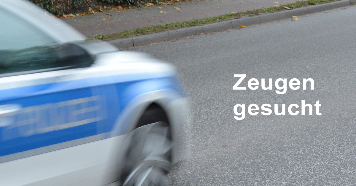 zeugen gesucht